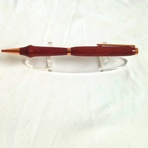 Hand Crafted Artisan Wood and Gold Plated Writing Pen
